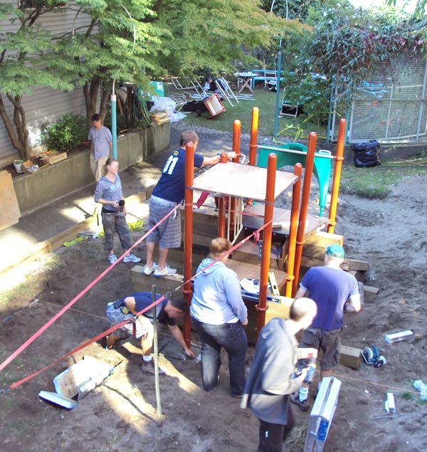 building new playground